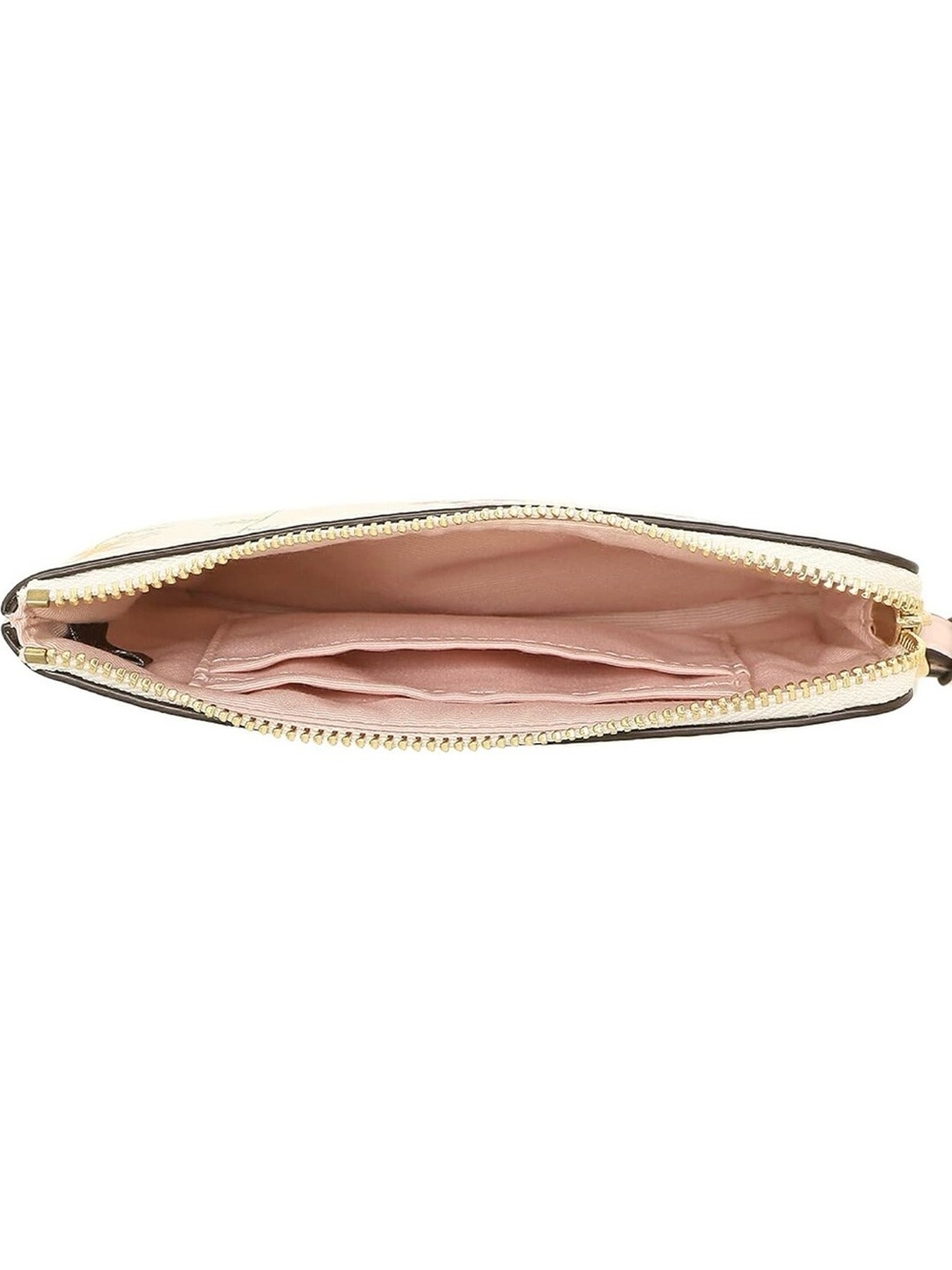 COACH Cream Floral Wristlet with Removable Strap - Picture 2 of 5